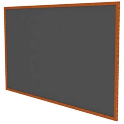 Black Cherry Oak Finish Recycled Rubber Bulletin Board J967