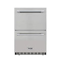24 Double Drawer Under-Counter Refrigerator Stainless Steel 5.3 cu.ft K489
