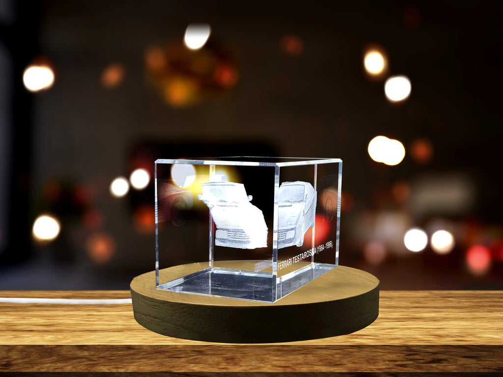 3D Engraved Crystal Tribute G314