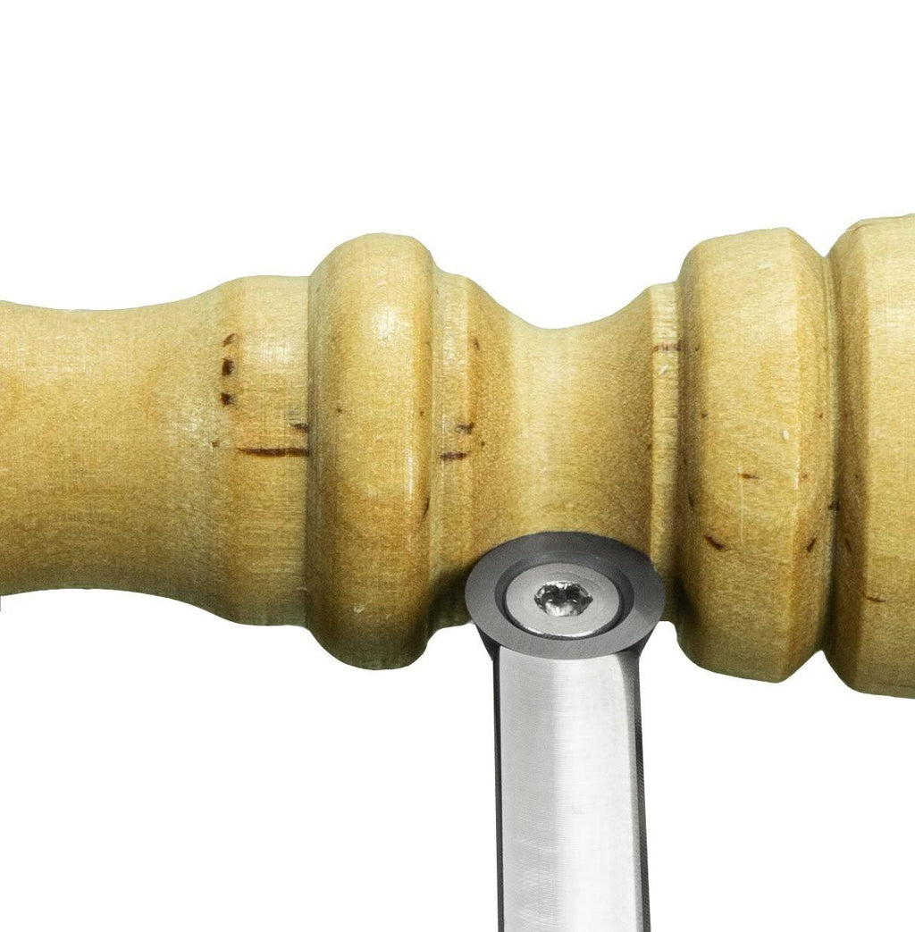 5 Carbide Woodturning Tools with Interchangeable Lathe Tool Handle, 2 inch Radius J796325