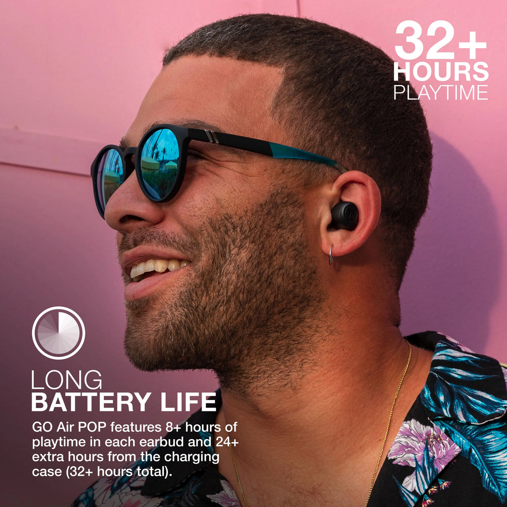 Black True Wireless Bluetooth Earbuds with Charging Case K234