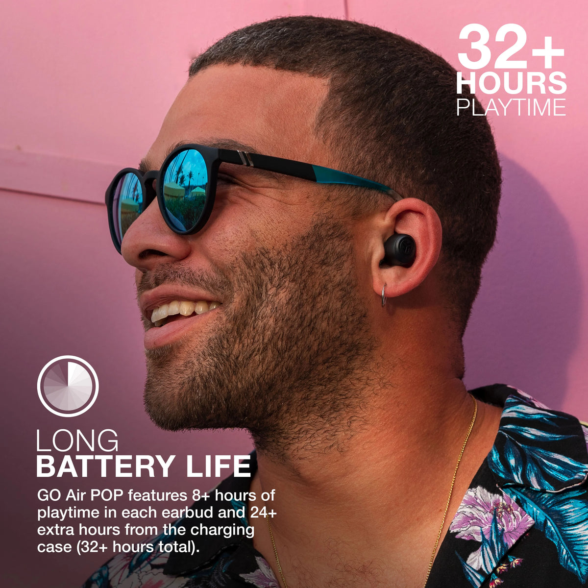 Black True Wireless Bluetooth Earbuds with Charging Case K234