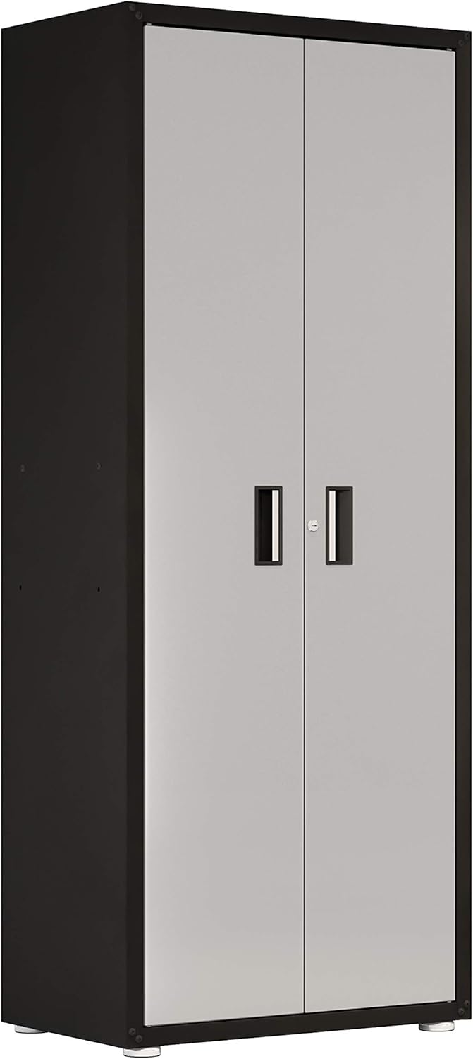 Black Steel Tall Cabinet M1776