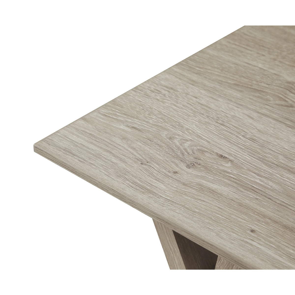 60"W Writing Desk, Light Oak Y9982