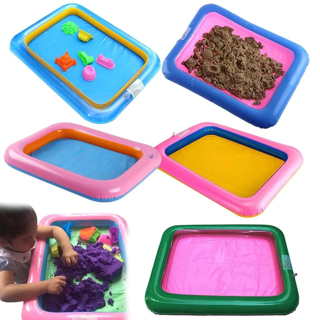 2PCS Inflatable Elevated Sandbox Play Toy G746