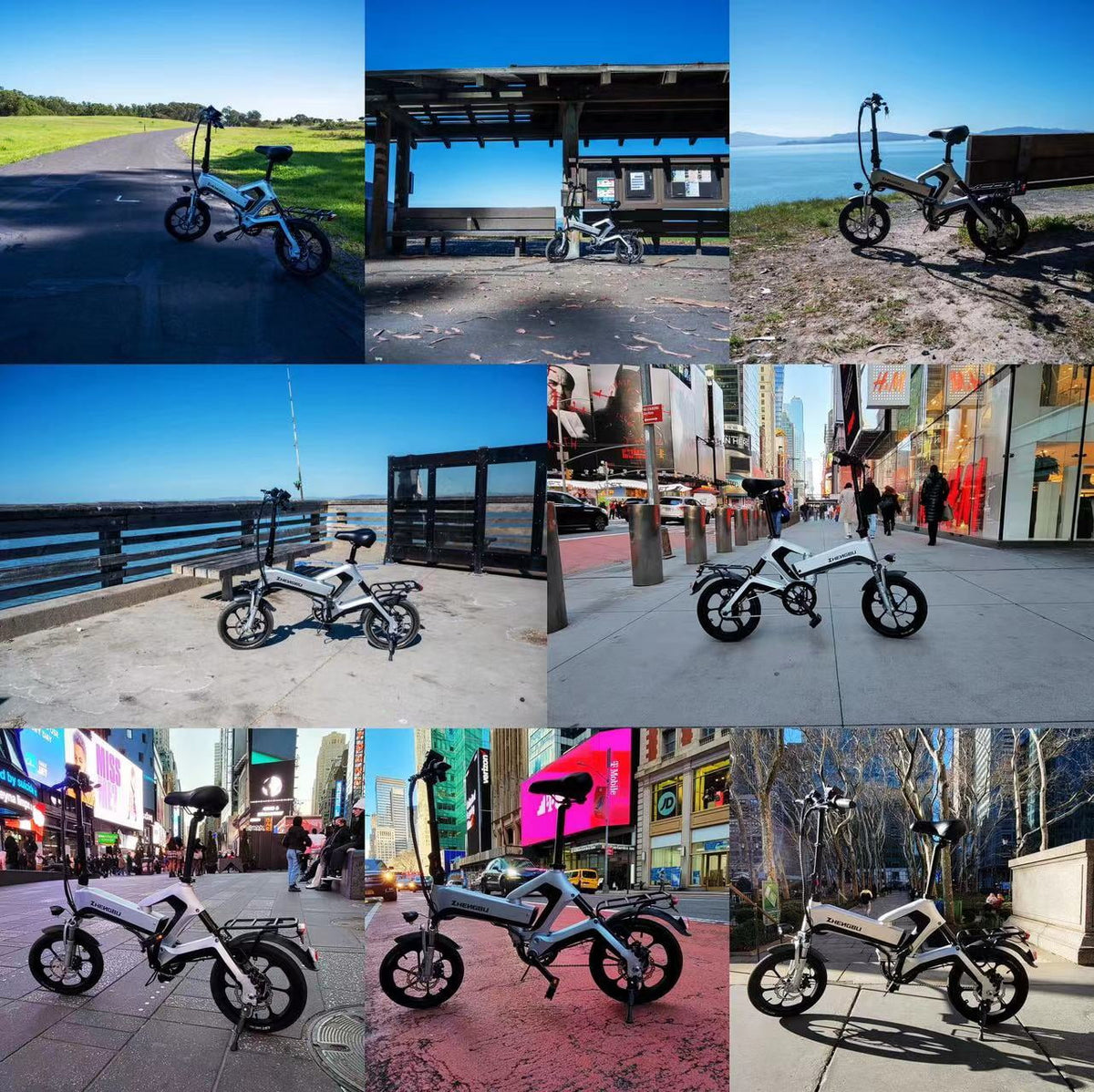 Folding Electric Bike 400W 48V 12.8AH B71376