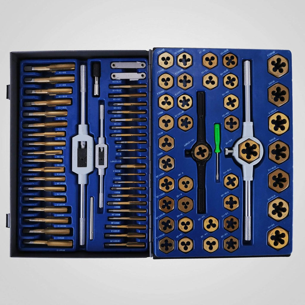 86-Piece Tap and Die Set Metric Titanium Steel A2991