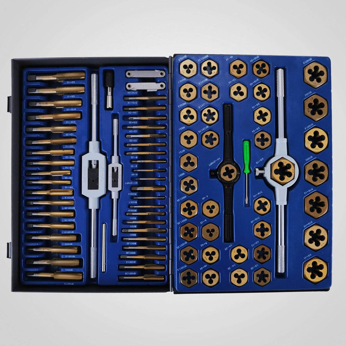 86-Piece Tap and Die Set Metric Titanium Steel A2991