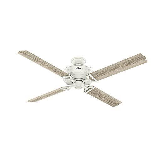 Fresh White Ceiling Fan with Light J282