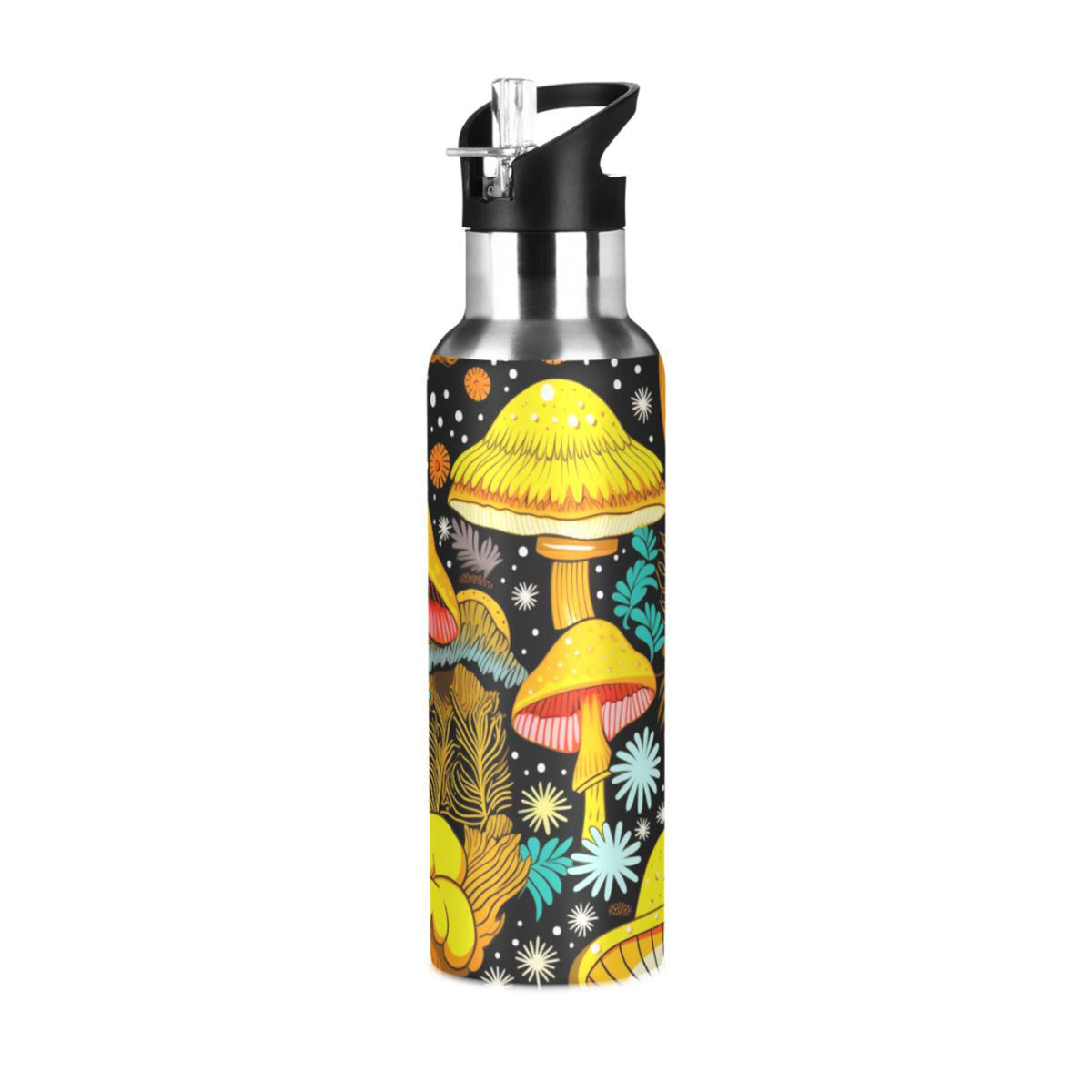 20 oz Insulated Stainless Steel Water Bottle with Straw Lid S2516
