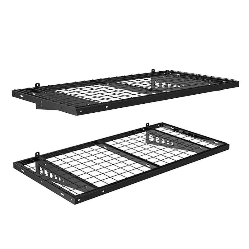 Heavy Duty Wall Shelf with Brackets in Black G27842