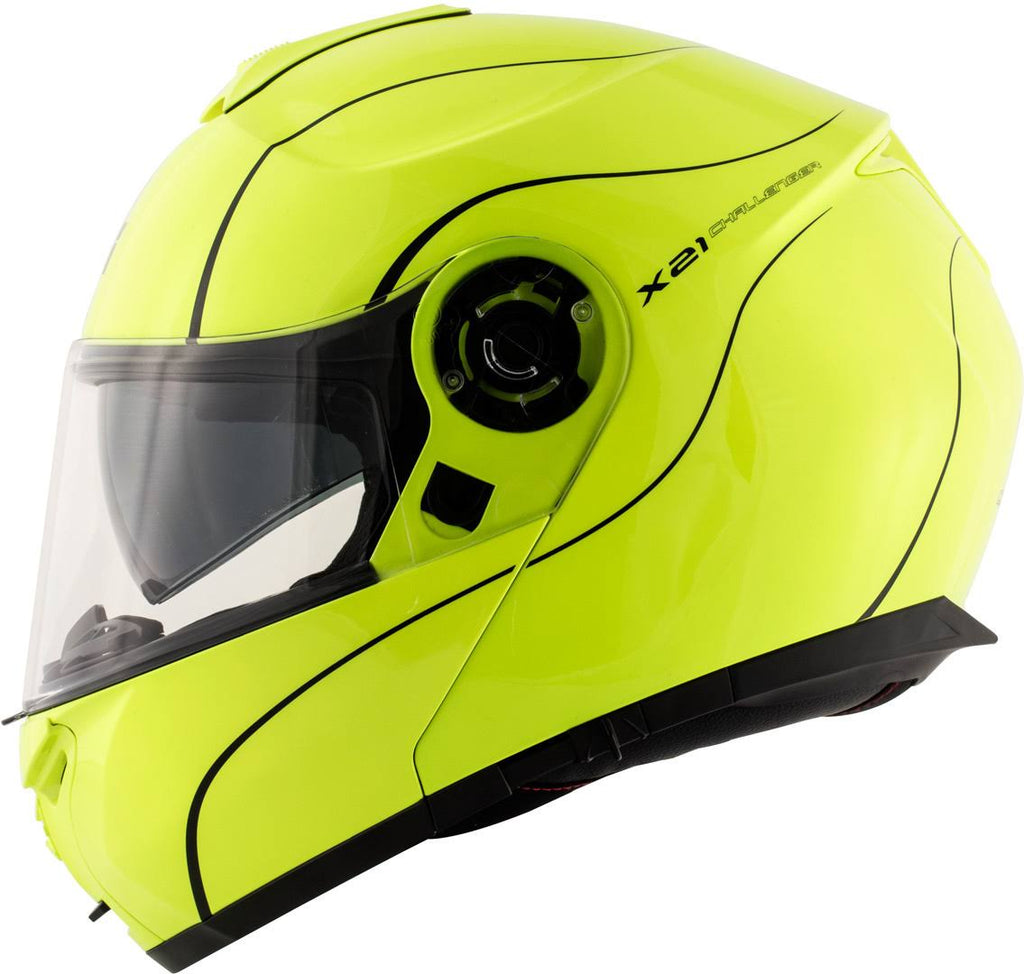 Helmet X.21 Challenger Neon Yellow Size Xs Z422966