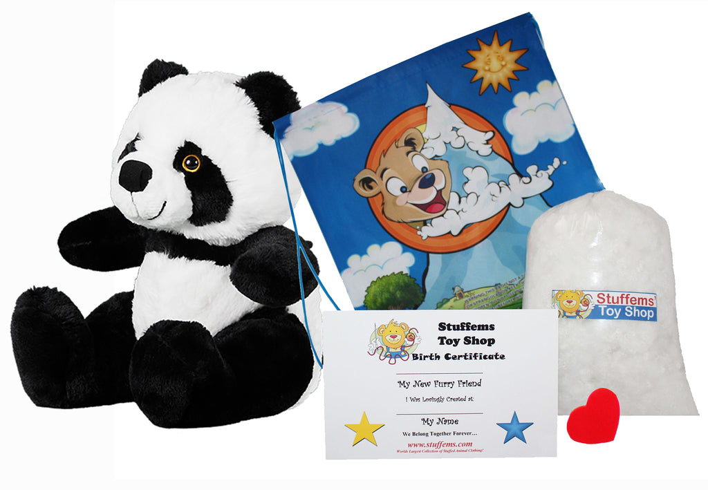 Stuffed Animal 16" Panda Kit with Backpack T901