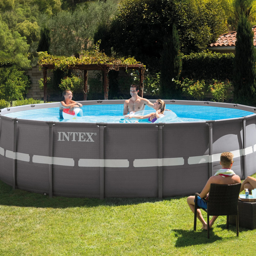 18ft X 52in Ultra Frame Pool Set with Sand Filter Pump U374435