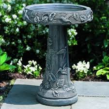 Copper Bronze Hummingbird Birdbath J14655