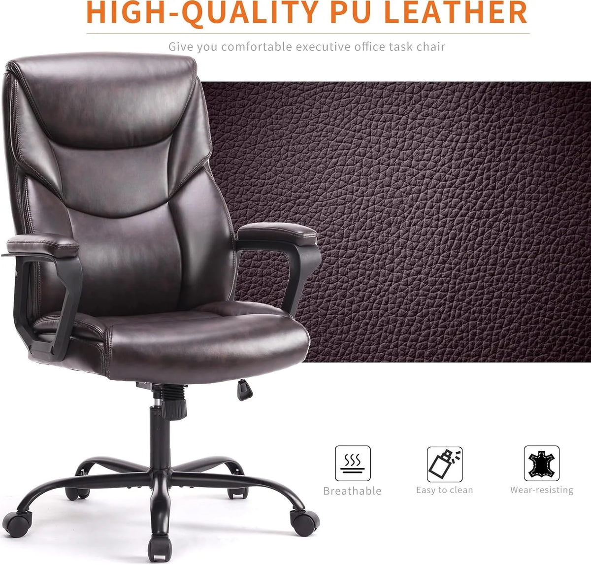 Black Office Desk Chair J374504