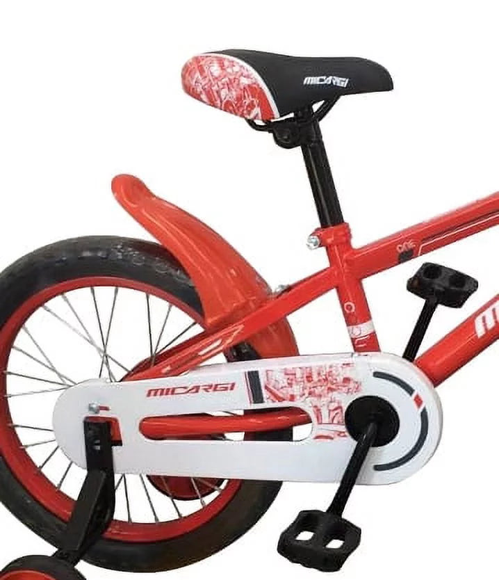16 BMX Steel Frame Coaster Brake Bicycle with Baskets & Fenders F80471