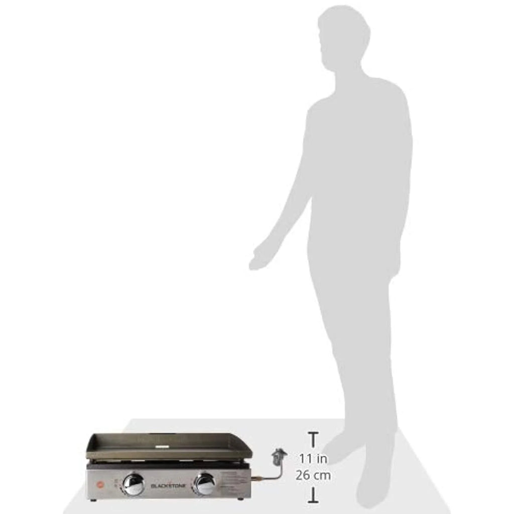 22" Tabletop Griddle Grill, Black R927