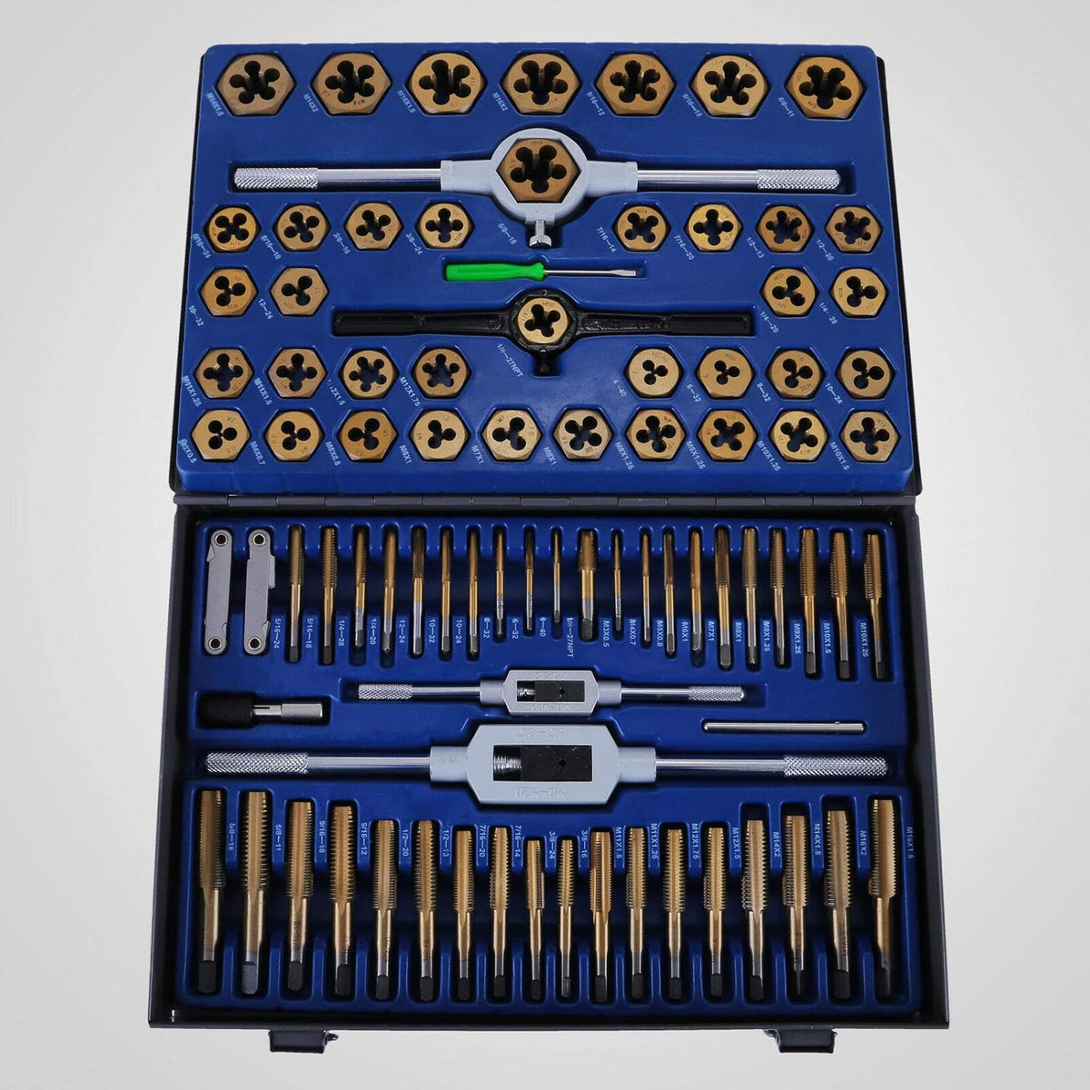 86-Piece Tap and Die Set Metric Titanium Steel A2991