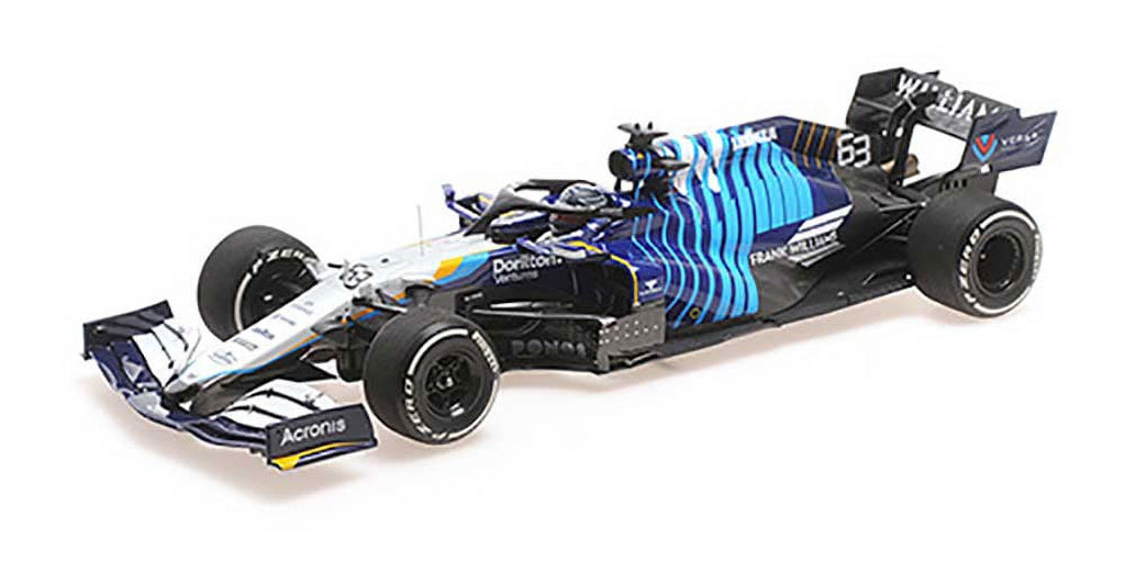1:18 Scale Diecast Model Grand Prix Car in Blue/White T197