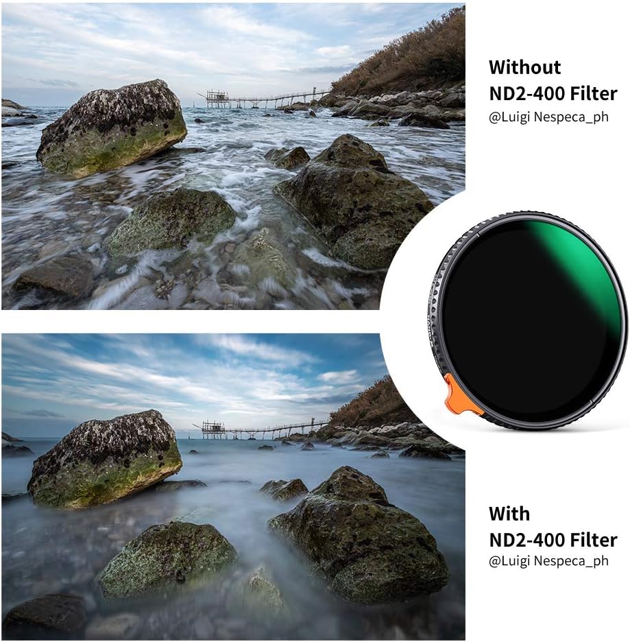 82mm Variable ND Filter ND2-ND400 with Multi-Layer Coatings Y2024