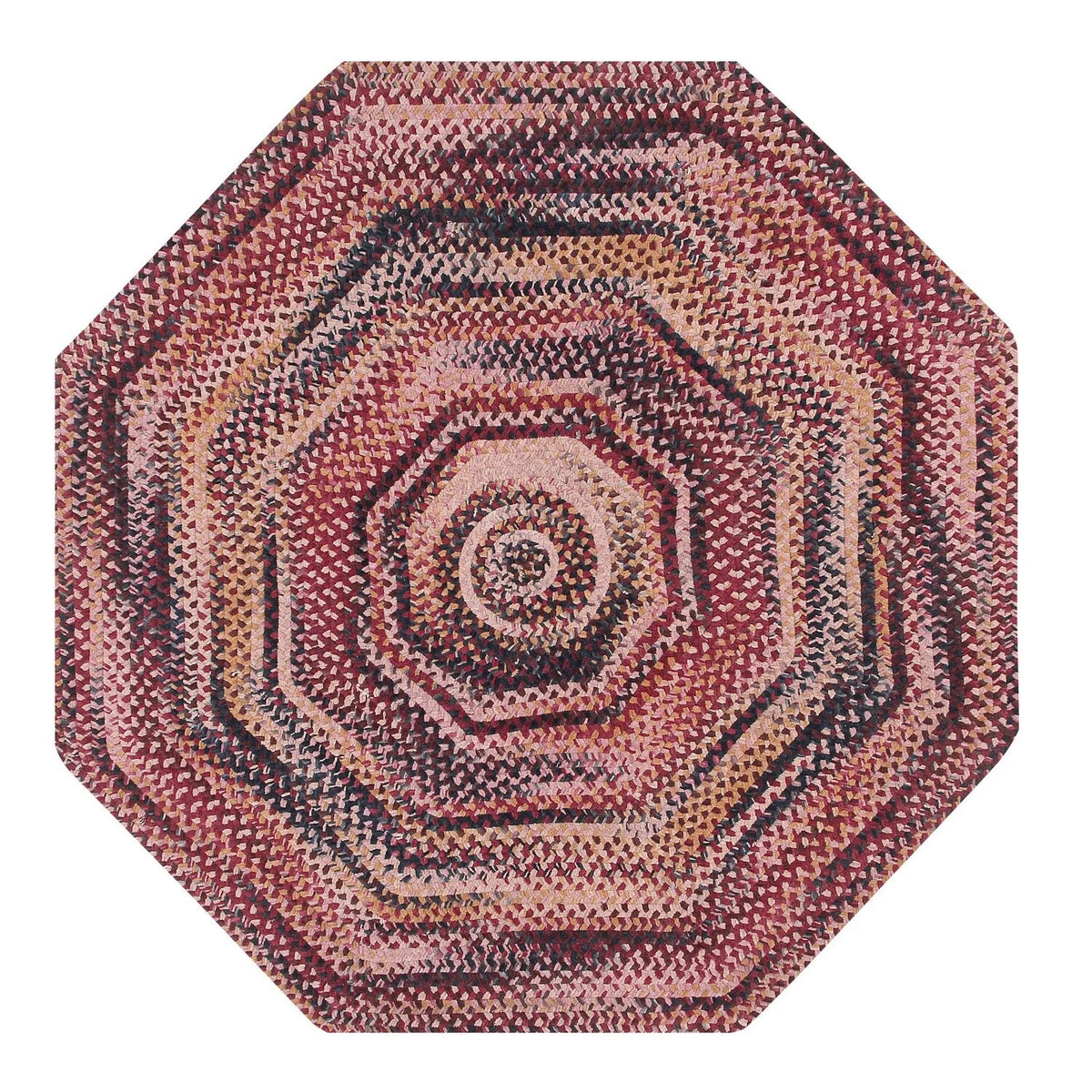 100% Cotton Octagonal Braided Rug B7045