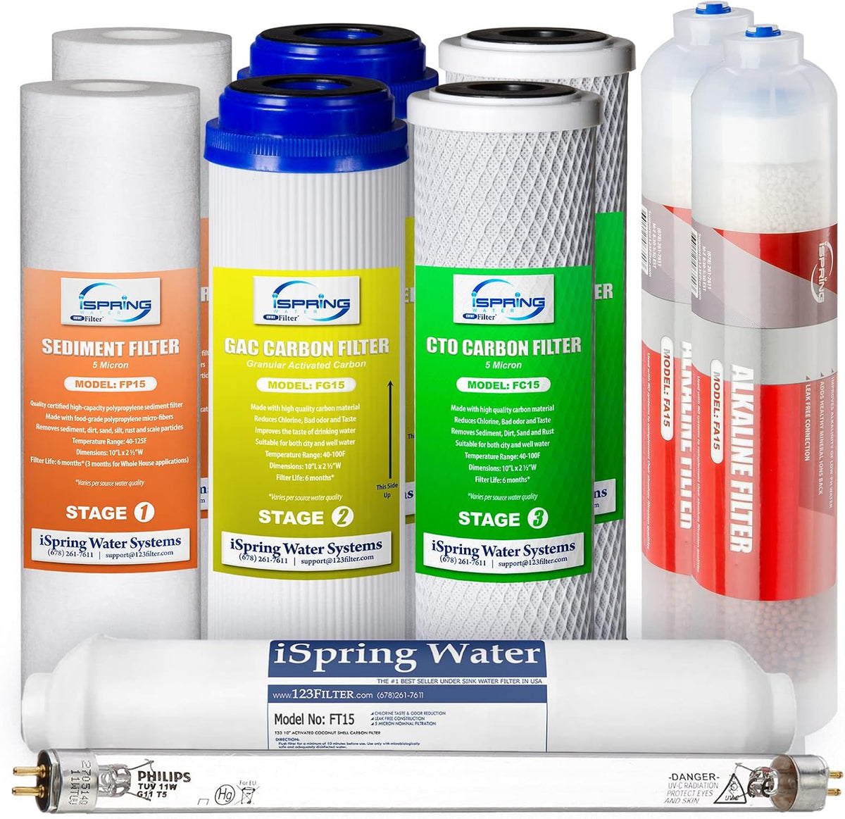 10 Piece Replacement Filter Cartridge Pack Set P763937