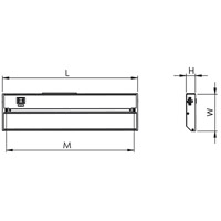 LED 40 inch White Undercabinet Light X61256