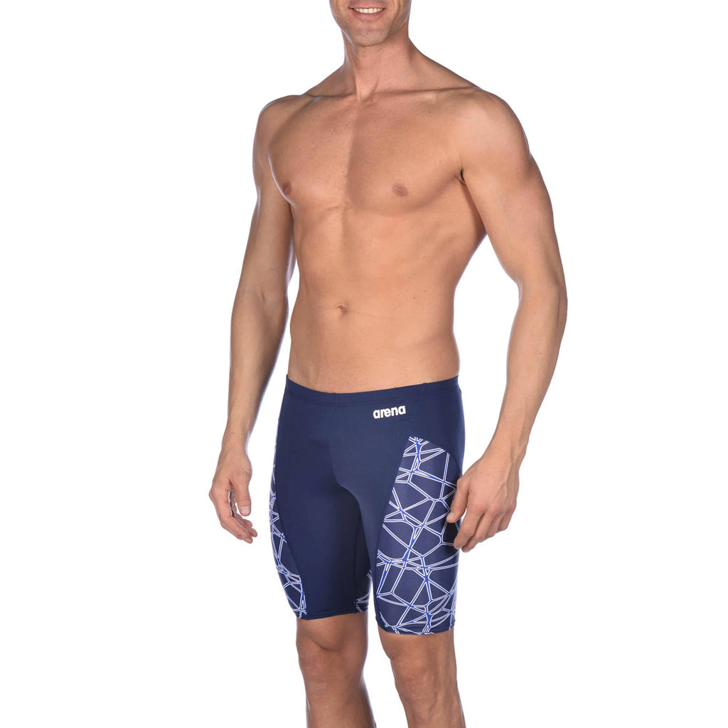 Navy/Neon Blue Jammer Swimsuit C80527