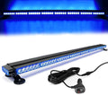Blue 38" 78 LED Strobe Light Bar with Magnetic Base Z130