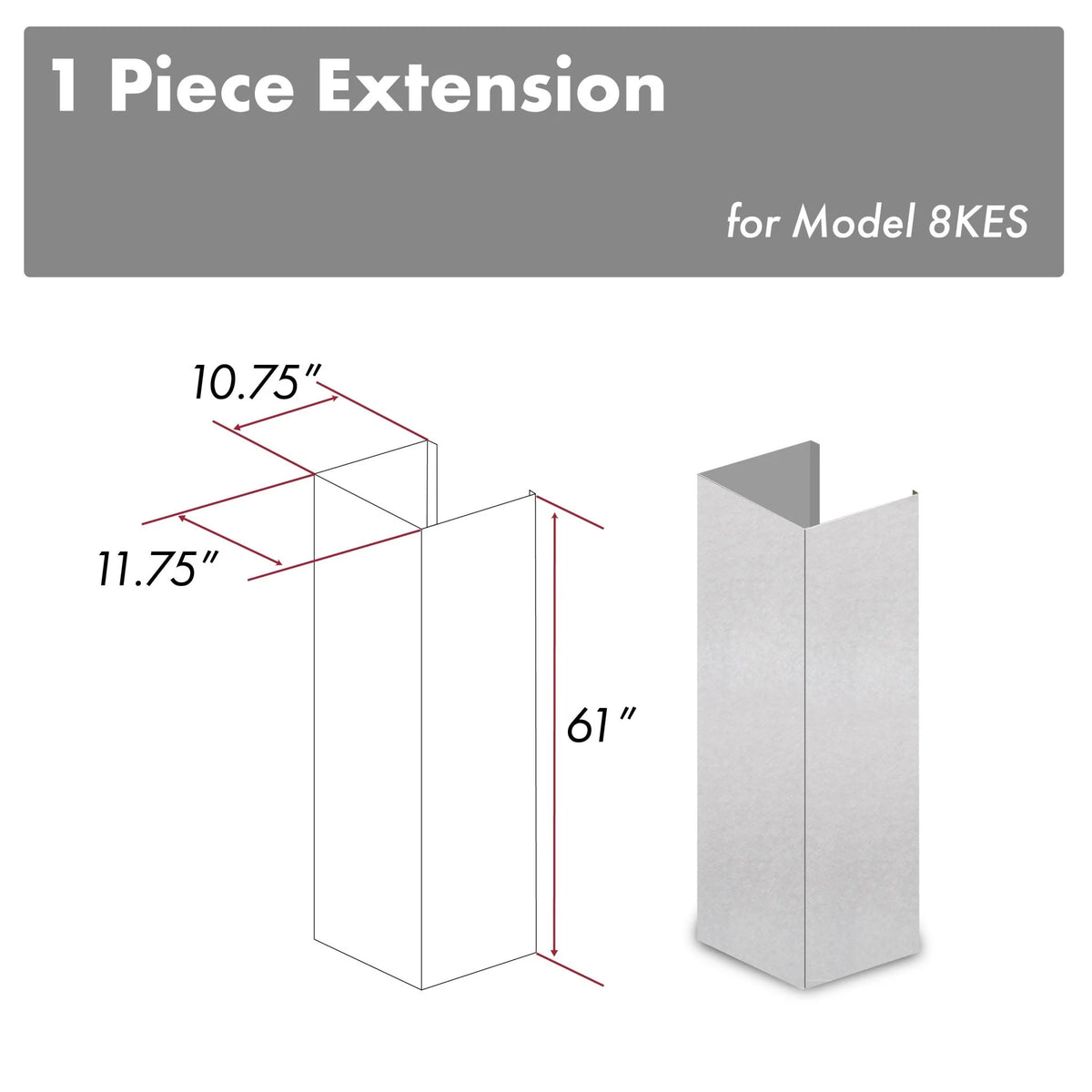 Stainless Steel Chimney Extension R249