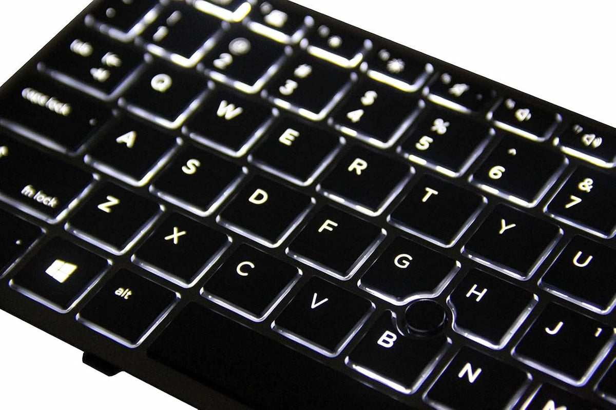 Backlit Keyboard for HP EliteBook, US Layout, Pack of 2 P966376