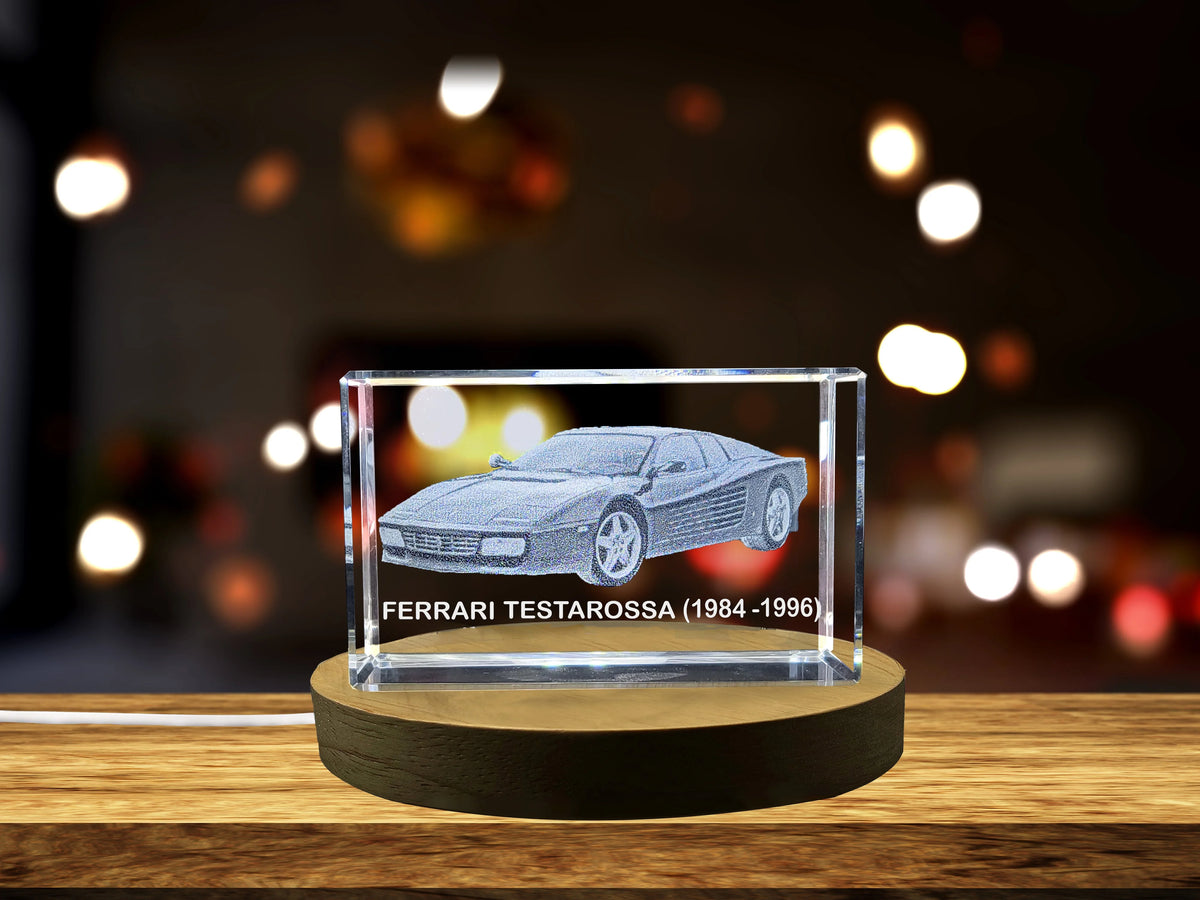 3D Engraved Crystal Tribute G314