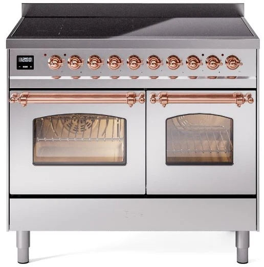 40 Induction Range with Electric Oven in Stainless Steel Y1707