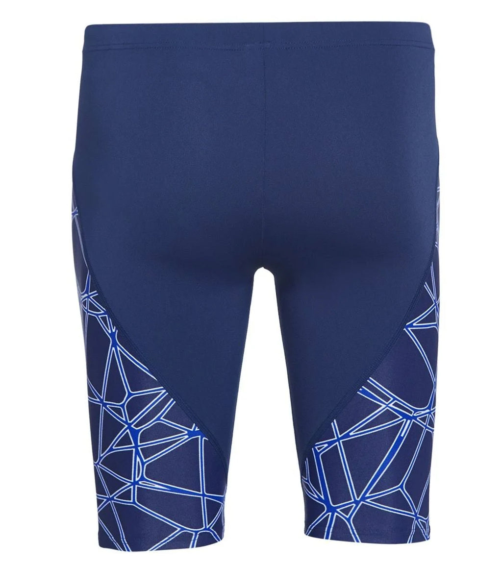 Navy/Neon Blue Jammer Swimsuit C80527