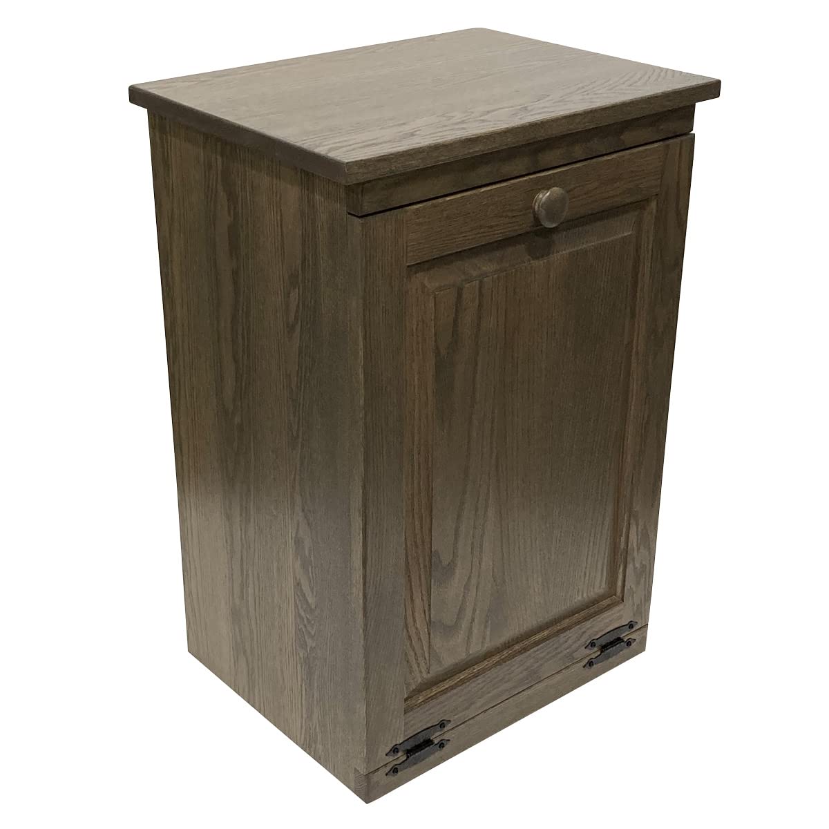 Tilt Out Trash Cabinet Wooden Garbage Can Holder (Golden Oak) Q794872