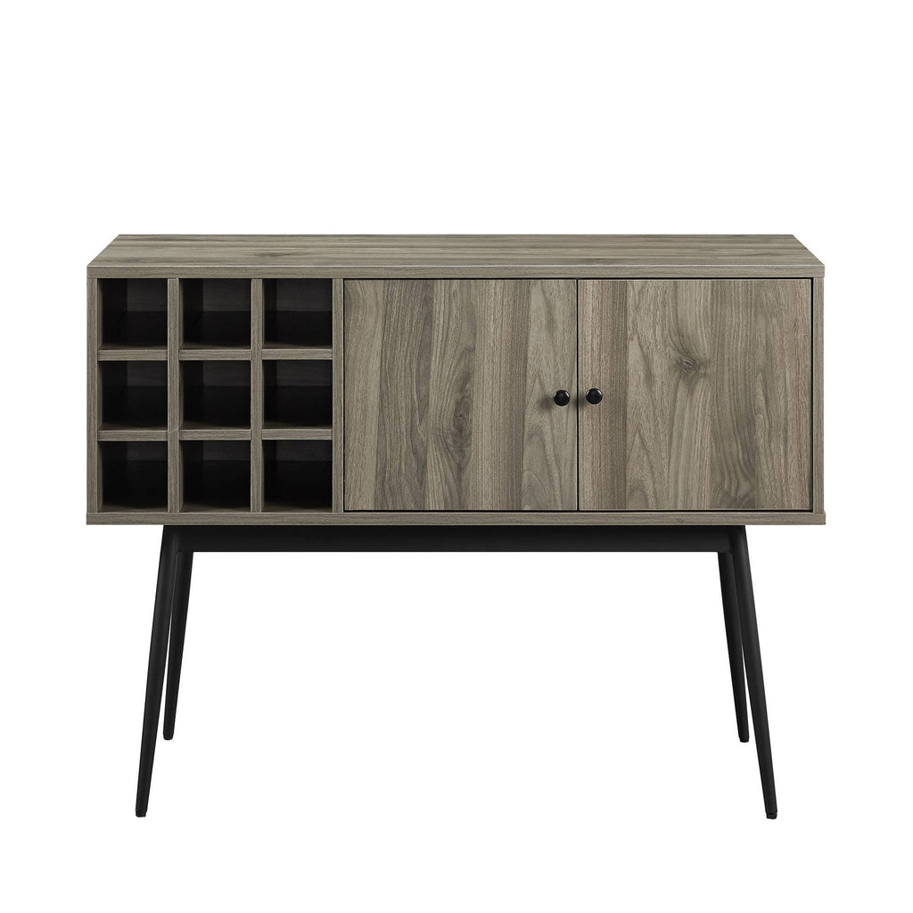Slate Gray Bar Cabinet W61815