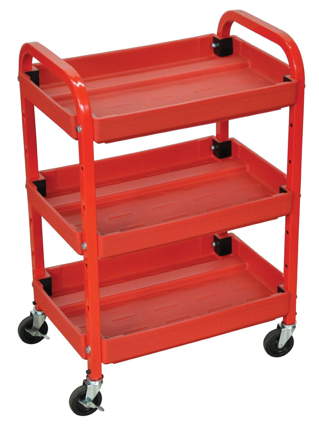Red 3-Shelf Utility Cart D58537