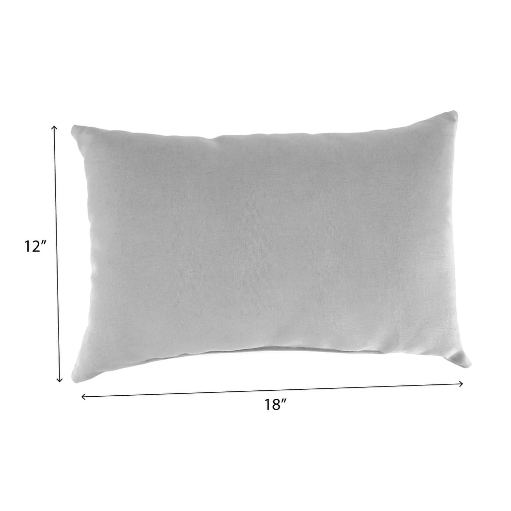 Red Floral Outdoor Lumbar Throw Pillow Set of 2 F991