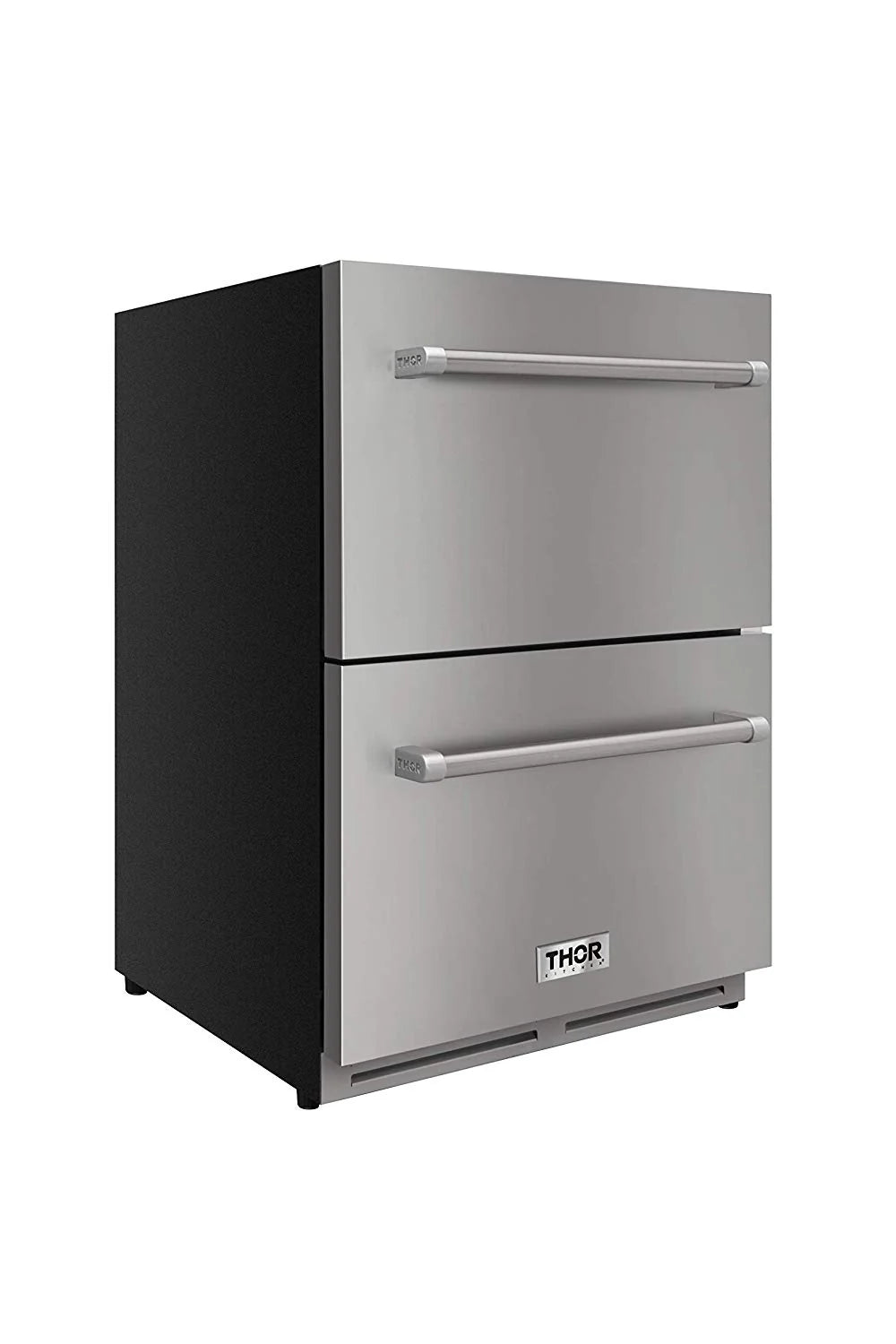 24 Double Drawer Under-Counter Refrigerator Stainless Steel 5.3 cu.ft K489
