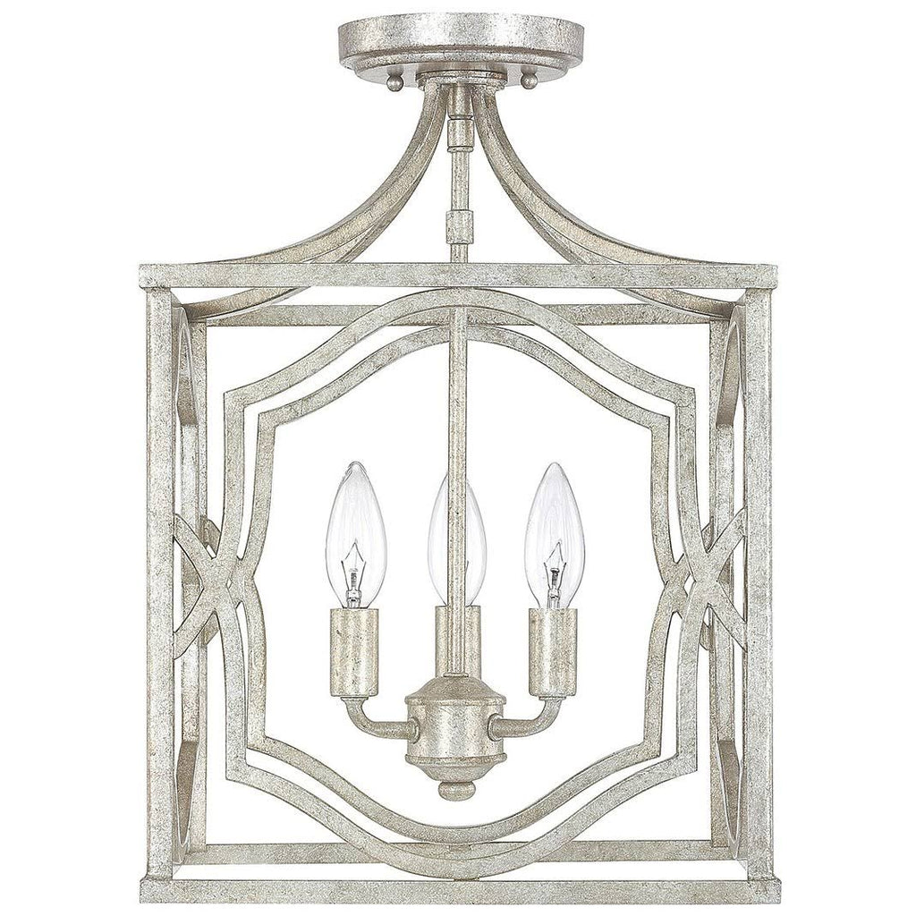 Antique Silver 3 Light Foyer O775295