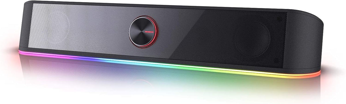 RGB Desktop Soundbar with Volume Knob V35050