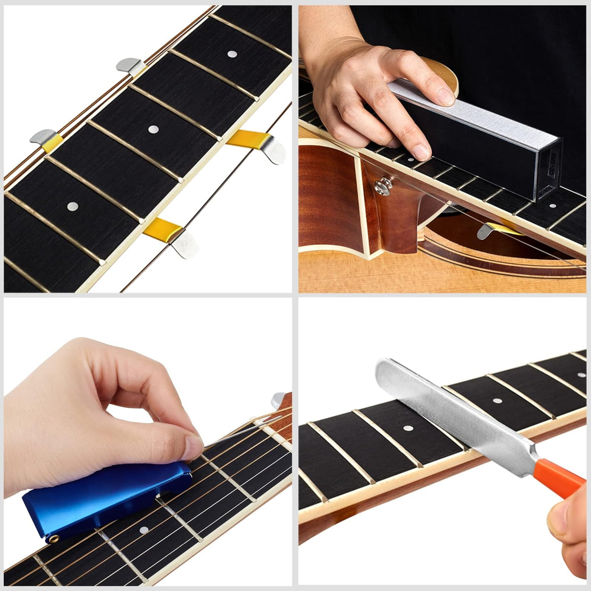 65 Pieces Guitar Repairing Maintenance Tool Kit I47372