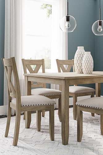 7 Piece Dining Set with Table and 6 Chairs V837858