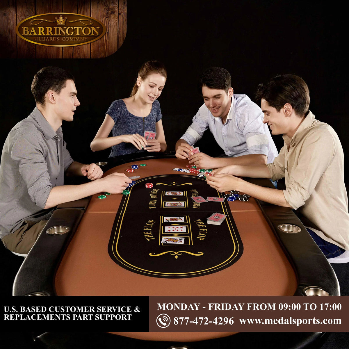 10-Player Poker Table O272