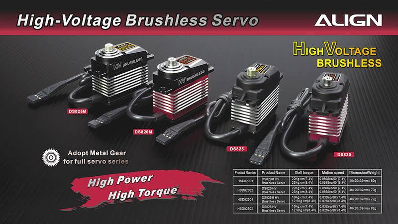 High Voltage Brushless Tail Servo Y8726