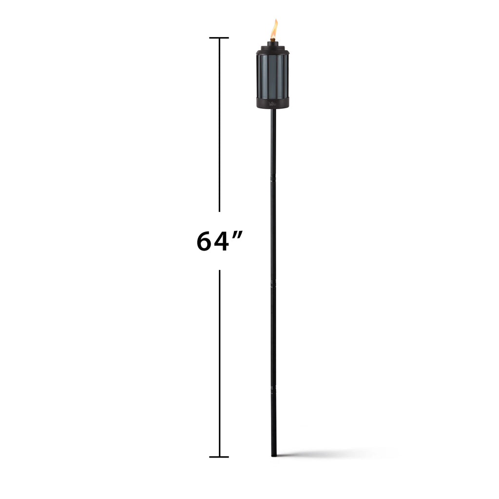 2-Pack 65 inch Metal Tiki Torch Y42825