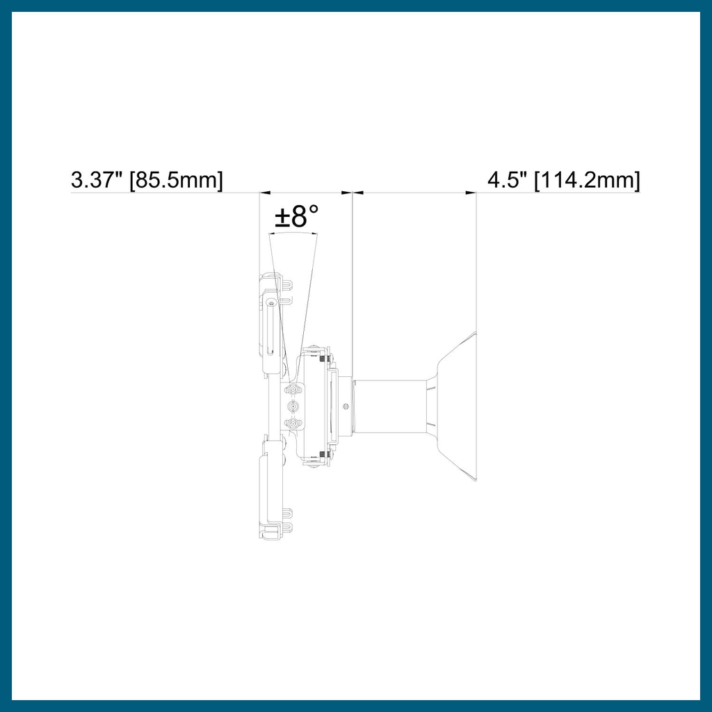 Projector Mount Kit Ceiling Adapter S96381