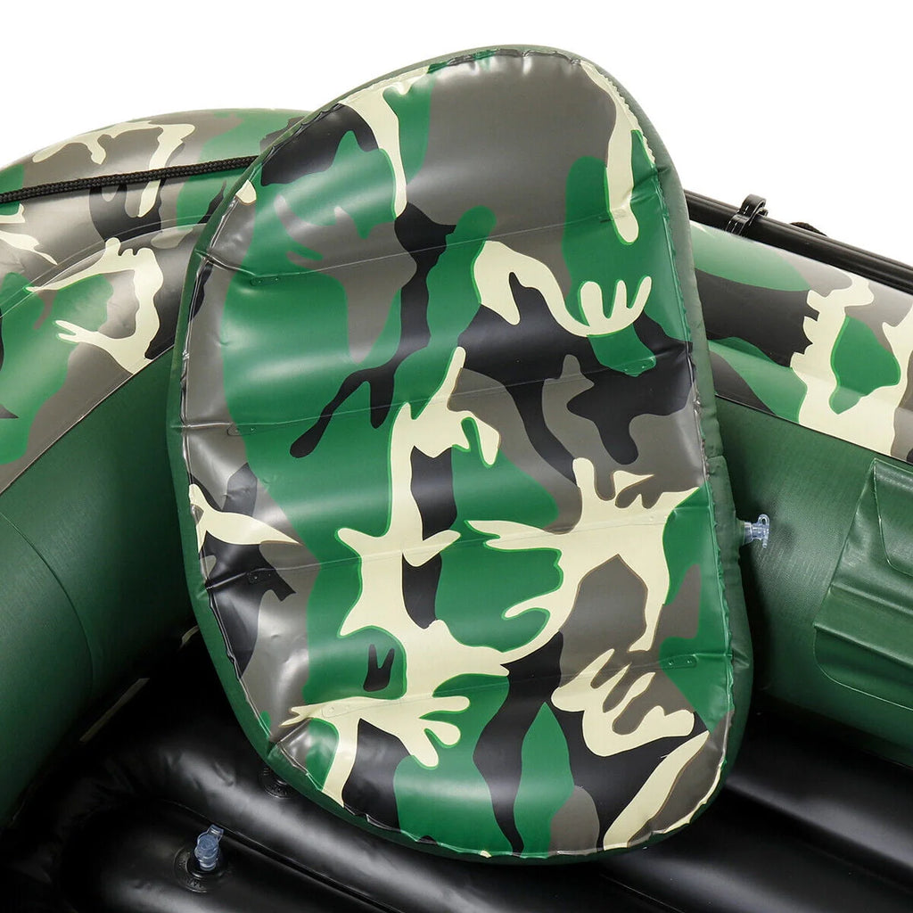 Inflatable 3-Person PVC Fishing Boat with Paddle M132