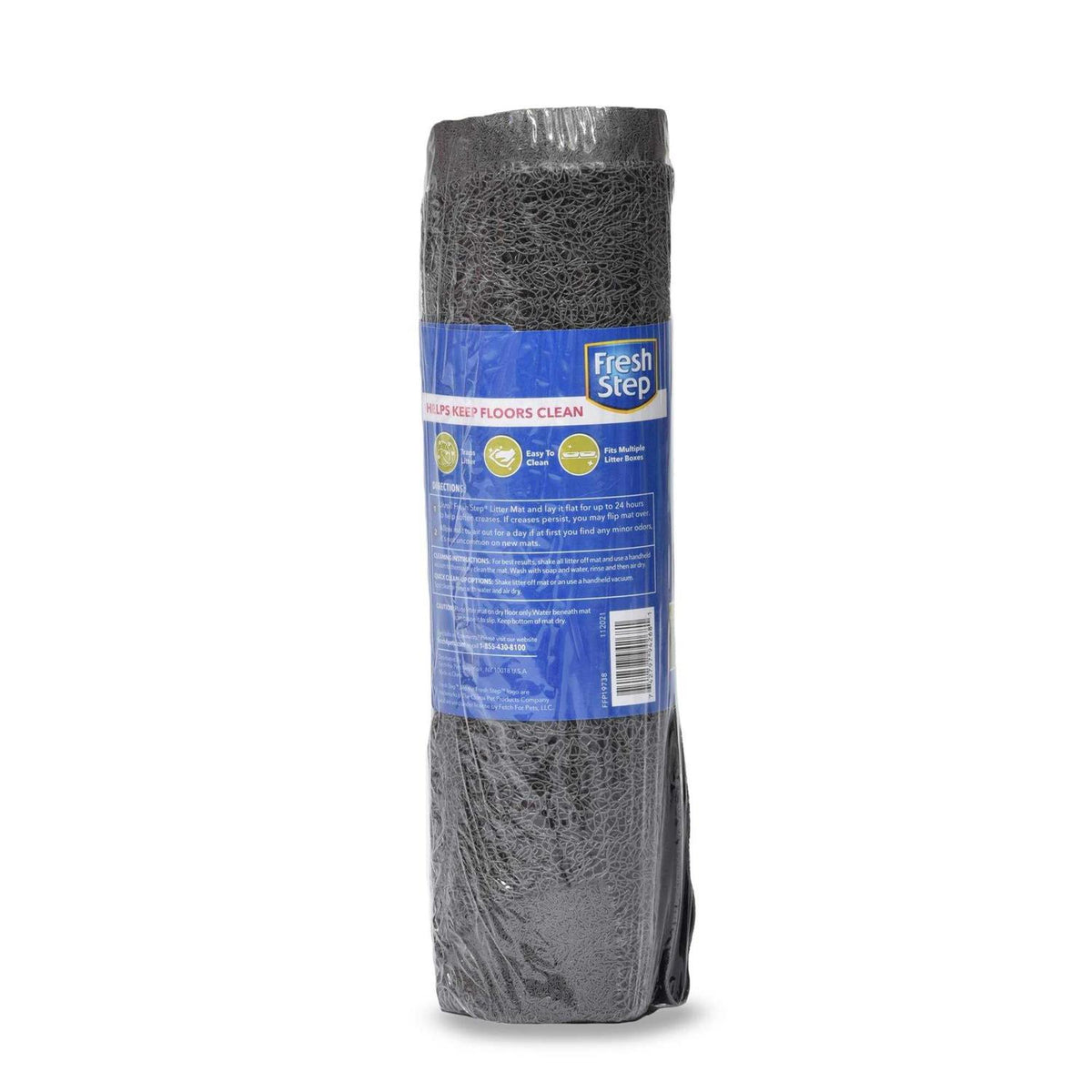 Grey Cat Shaped Litter Mat O51832